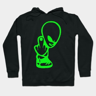 Alien Middle Finger Hoodie